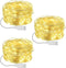 Macarrie 3 Pcs Warm White Fairy Lights USB Powered 16 ft 50