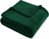 PAVILIA King Size Fleece Blanket - Super Soft, Plush, Lightweight Microfiber Throw, Emerald Green, 90x108 inches
