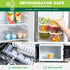AOZITA 24 Sets 16 oz Plastic Deli Food Containers with Lids, Airtight Food Storage Containers,