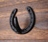 Coat Hook Hat Horse Hook, Vintage Wrought Iron Wall Mounted Hook with Screws Included (Horseshoe)