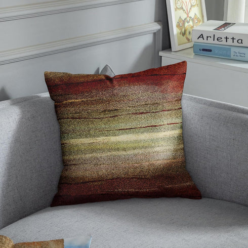 Emvency Throw Pillow Cover, Western Tribal Geometric Brown Southwest Decorative Pillow Case, 16 x 16 Inch