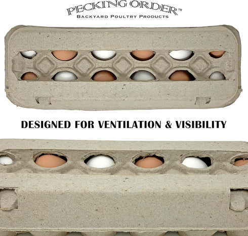 50 Pack Paper Pulp Egg Cartons