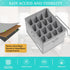 Closet, 16 LUVHOMEE Shoe Organizer for Fits Pairs, Large Shoe Box Storage Containers, Clear Foldable Shoe Storage Bins