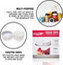 Masontops Tough Tops, Ball Wide Mouth Mason Jar Lids, BPA-Free White Plastic Leakproof