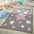 Paco Home Rug for Kids Room & Nursery Starry Sky Star Pattern
