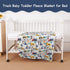 Cozy 30x40 Inch Softan Truck Blanket for Babies, Kids Throw Blanket for Boys and Girls Soft Flannel, Cute Truck Blanket