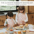 Set Set Wooden Baking for Kids - A Complete of Real Kitchen Utensils Gives Toddlers a Fun Cooking Experience - Durable