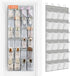 FENTEC 2 Pack Over the Door Shoe Organizer | Hanging Shoe Storage with 24 Pockets, Space Saving Gray Mesh