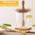 13.5 OZ HAPPI STUDIO Airtight Honey Pot with Dipper - Borosilicate Glass Honey Jar with Dipper - Glass Honey Dispenser