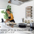 56 ZICOTO Space Saving Spice Rack Organizer Shelf for Wall Mount - Easy To Install Modern Hanging Racks For up to Jars