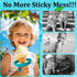 2-in-1 4 Silicone Popsicle Holders, Mess Free Ice Cream Cone Holders for Kids, Reusable & Dishwasher Safe Popsicle Drip