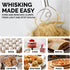 Zulay Kitchen 13-Inch Danish Dough Whisk: Stainless Steel Whisk for Sourdough, Pizza, Pastry