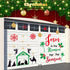 30 Pcs Christmas Garage Door Magnet Decorations, Merry Christmas Winter Snowman Snowflake Santa Claus for Car, Bulletin