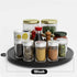 Lazy Susan Organizer, 12 Inch Non-Skid Bamboo Rotating Spice Rack for Kitchen Countertop Storage