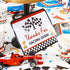 WERNNSAI Racing Car Party Decorations - 10PCS Funny Car Birthday Decoration Signs for Boys, Racing Car Theme Party