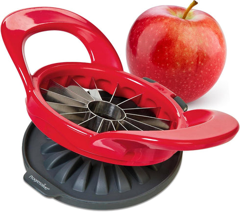 PrepWorks Dishwasher Safe Apple Slicer and Corer 16-Slice Thin Apple Cutter with