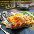 NUTRIUPS 1.7QT Square Glass Baking Dish | 8.2x8.2In Square Baking Pan for Oven