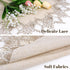 2Pcs 24 24in Kitchen(60 60cm) Polyester Round Doily, * Beige Table Cover with Lace Trim, Coffee Table Topper Table