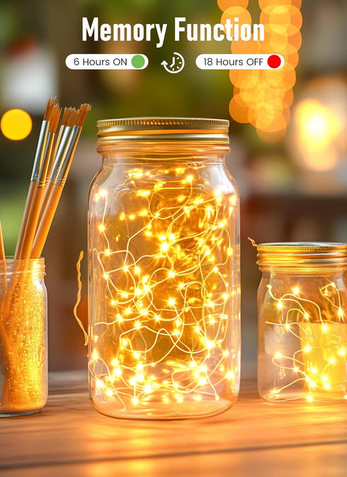 33 100 8 Minetom Twinkle Fairy Lights, ft LED USB Plug in String Lights with Remote and Timer, Waterproof Modes