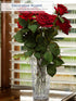 Royal Imports Clear Acrylic Flower Vase Decorative Centerpiece for Home or Wedding - 9" Tall, 4" Opening, Non-Breakable