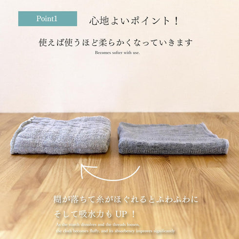 Binchotan Dishcloth, Coral X Charcoal