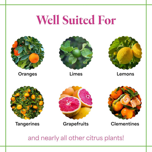 (1.7-0-0) 20oz Grow More Citrus Grower Blend - of Organic Citrus Fertilizer for Potted Trees with Chelated