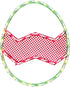 Northlight Lighted Easter Egg Window Silhouette Decoration, 16.5"
