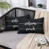 Welcome to Our Porch Outdoor Pillow Covers: Set of 2 Decorative 12x20 Covers for Porch and Patio Furniture.