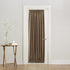 Sun Zero Barrow Energy Efficient Rod Pocket Door Curtain Panel, 54" x 72", Mocha