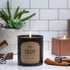 16.5 oz 60 Manly Indulgence Fresh Shave Jar Candle - Musk, Vanilla & Bergamot - Woodsy Amber & Cedarwood - Up to Hour