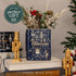 Steel Mill & Co Original Small Book-Shaped Decorative Vase, Ceramic Vases for Festive Home Decor, Cute Christmas