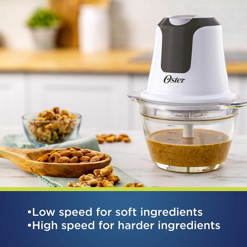 Oster 2130489 Mini Food Chopper - 3 Cup Capacity, White