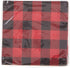 Unique Plaid Lumberjack Beverage Napkins - 16 Pcs, 5" x 5" for Parties and Gatherings