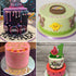 "Fondant Letter Cutters for Cake Decorating - Plastic Alphabet Cutters A-Z and 0-9 Numbers (9.84\" L 0.98\" W)"