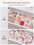 SMARTAKE 29-Piece Drawer Organizer with Non-Slip Silicone Pads, 4-Size Storage Trays for Makeup, Jewelry, Utensils