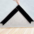 Rug Tape - 16 Pcs Dual Sided Washable Removable Non-Slip Adhesive for Area Rugs on Hardwood Floors