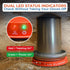 11 Inch) Lil'Clucker Heated Base for Chicken Waterer Automatic Metal Freeze Proof Heated Chicken Waterer with Heater