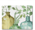 CounterArt Greenery Decorative 3mm Tempered Glass Cutting Board, 10” x 8”, Dishwasher Safe, USA Made