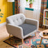 Hokway Stretch Cushion Covers, Light Grey Sofa Seat Cushion Slipcover Protector for Couch