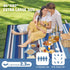 80"x80" 3-Layer Picnic Blankets Outdoor Extra Large - Waterproof Beach Blanket, Machine Washable Foldable Park Mat