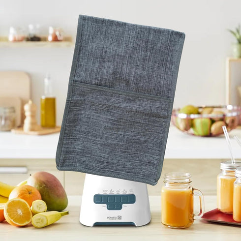 Kitchen Blender Cover, Dust-proof Organizer, Quilted Blender Protector, Appliance Covers with Accessory Pocket