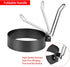 Set 6 of Non-Stick Stainless Steel Egg Cooking Rings - Perfect for Poached Eggs