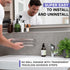 KINCMAX Premium Shower Caddy - 2-Pack Adhesive Organizer, No Drill Rustproof Stainless Steel Shower Shelves
