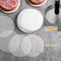 GWHOLE 500pcs Wax Paper Non-Stick Hamburger Patty Paper, Food Grade BBQ Grill Waxed Stencil Sheet, 4.3 inch