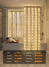 180 70 Inch 8 Brightown LED Shower Curtain Lights, Warm White Fairy Lights Battery Operated String Lights, Modes