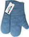 Big Red House Silicone Oven Mitts - Blue Denim Set of 2, 12.5" - Heat Resistant Kitchen Gloves