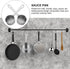 Noodles Cooker Pot, Stainless Steel Saucepan with Dual Pour Spout for Kitchen