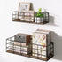 4 Sets Fixwal Wall Shelves, of Hanging Floating Shelves, Wall Mounted Shelves for Storage, Hanging Storage Shelf