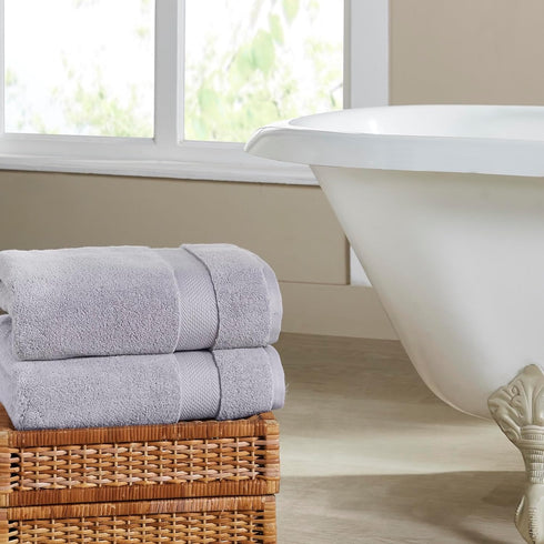 6-Piece Set Modern Threads Luxury Quick-Dry Towel Plush & Ultra-Absorbent for Spa-Like Experience, Lilac