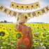 Doumeny Bride to Be Burlap Banner, Rustic Sunflower Bunting Garland for Bridal Shower Party Decor